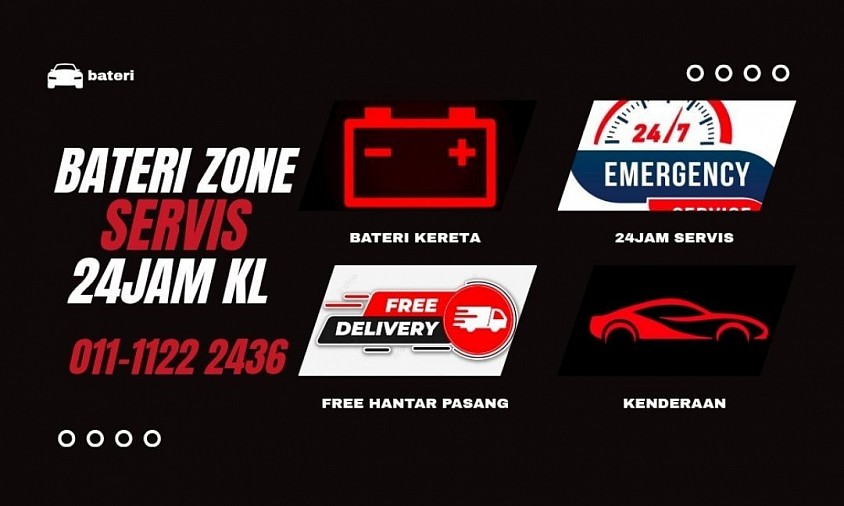 Bateri Kereta Kuala Lumpur, Servis 24 Jam