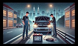 Servis Jumpstart Kereta 24 Jam KL